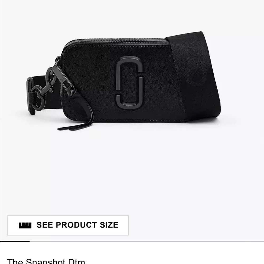 Marc Jacobs Black Crossbody Bag